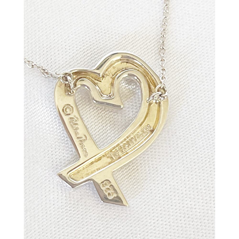 TIFFANY & CO Paloma Picasso
Loving Heart Pendant Necklace Sterling Silver Signed - Picture 5 of 12